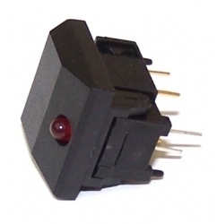 AMS Momentary key switch for the RMX (black, with red LED)