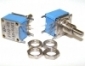 TWO NOS Clarostat 1/8” shaft 10K Audio Taper Pots