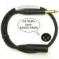 CABLE CRAFT Gold 1/4" TS Plug to Gold XLR male Audio Cable