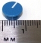 CAP-9-BLU-L Blue Collet Knob Cap With White Line for dbx and other gear parts