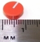 CAP-9-ORG-L Orange Collet Knob Cap With White Line for dbx and other gear parts