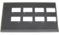 Sony MXP-3000 Channel 1-8 Plexiglas Meter Overlay used