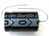 New MIEC 20UF 450V 105C New Axial Electrolytic Capacitor