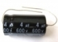 4UF 600V 105C Axial Electrolytic Capacitor