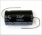 33UF 500V 105C Axial Electrolytic Capacitor