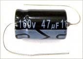 New MIEC 47UF 160V 105C Axial Electrolytic Capacitor