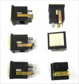 Lot Of 6 NOS Switchcraft PL1905 Push-Lite Twin Lamp Indicators / Lamp Holders