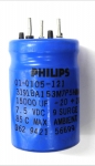 NOS Unused Philips 3191BA153M7P5HMA2 15000UF 7.5VDC Can Capacitor CC