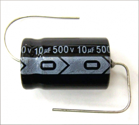 QTY 3 New MIEC 100UF 500V 105C Axial Electrolytic Capacitors 