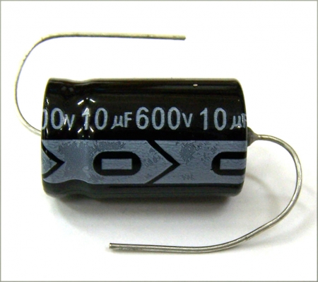QTY 25 New MIEC 10UF 450V 105C Axial Electrolytic Capacitors 