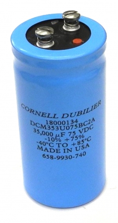 CORNELL DUBILLIER Capacitor 210000 UF 35 vdc  DCMC214U035DC2B  Screw Terminal 