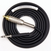 RCA male to Gold TT Plug Audio Cable