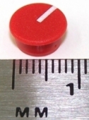 Red Collet Knob Cap With White Line for dbx and other gear parts CAP-9-RED-L. K2-22