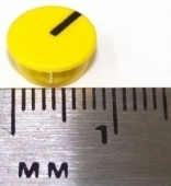 Yellow Collet Knob Cap With Black Line for dbx and other gear parts CAP-9-YEL-L. K2-22