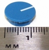 Blue Collet Knob Cap With White Line for pro audio gear parts CAP-13-BLU-L. K2-24