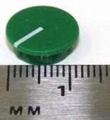 Green Collet Knob Cap With White Line for pro audio gear parts CAP-13-GRN-L. K2-24
