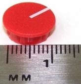 Red Collet Knob Cap With White Line for pro audio gear parts CAP-13-RED-L. K2-24