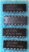 FOUR NOS Fairchild 4136PC RC4136 Quad Opamps for UREI LA4 etc. SR