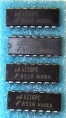 FOUR NOS Fairchild 4136CP RC4136 Quad Opamps for UREI LA4 etc. SR