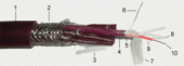 Gotham 16308 GAC-8pair foil AES Multipair cable with foil shield