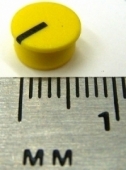 Yellow 8mm Collet Knob Cap With Black Line for SSL and other gear parts CAP-8-YEL-L. K2-20