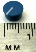 Blue 8mm Collet Knob Cap With White Line for SSL and other gear parts CAP-8-BLU-L. K2-20