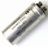NOS Mallory CGS 4000UF 40VDC Can Capacitor J