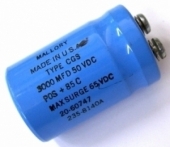 NOS Mallory CGS 3000UF 50VDC Can Capacitor M