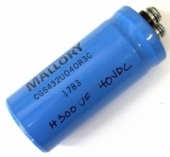 NOS Mallory CGS432U040R3C 4300UF 40VDC Can Capacitor W