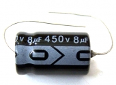 New MIEC 8UF 450V 105C New Axial Electrolytic Capacitor