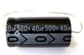 New MIEC 40UF 500V 105C New Axial Electrolytic Capacitor