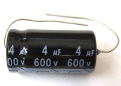New MIEC 4UF 600V 105C Axial Electrolytic Capacitor