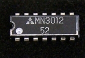 NOS Panasonic MN3012 3 out BBD analog delay IC. B111