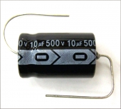 New MIEC 10UF 500V 105C Axial Electrolytic Capacitor