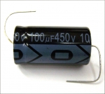 New MIEC 100UF 450V 105C Axial Electrolytic Capacitor