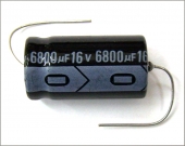New MIEC 6800UF 16V 105C Axial Electrolytic Capacitor
