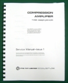 Complete Pye Compression Amplifier Manual Service Manual with schematics etc.