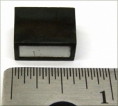 USED Rectangular Black & Silver Switch Cap for dbx 160, 161, 162, etc. YM