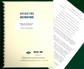 UREI 1176 Blue Stripe Version Rev B Owners Manual, complete w/Oversize Schematic