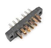 New 12 pin male Tuchel connector as used on Telefunken V76m, TAB, Siemens, etc.