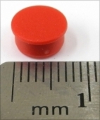 Red 8mm Collet Knob Cap With No Line for SSL and other gear parts CAP-8-RED-P. K2-19