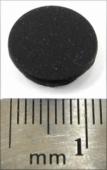 Black Collet Knob Cap With No Line for pro audio gear parts CAP-13-BLK-P. K2-23