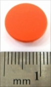 Orange Collet Knob Cap With No Line for pro audio gear parts CAP-13-ORG-P. K2-23