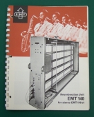 Color copy of EMT 140 manual, EMT 140/140ST Tube Plate Reverb. MN