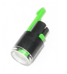 New Black/Green Lampless "Winky" Button For Standard Schadow Type Switches. YE