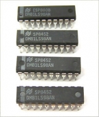 4 New Signetics 81LS98 DIP Tri State Octal Buffer IC SA