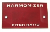 "Eventide Acrylic ""Pitch Ratio"" cover plate for model H910 Harmonizer EA"