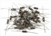 Lot Of FORTY NOS Vintage 75 Ohm 1 Watt Carbon Composition Resistors RE