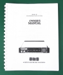 AMS RMX16 Reverberation System Owner's Manual, Complete. MN