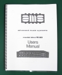 AMS DMX 15-80 Digital Delay Owner's Manual, Complete. MN